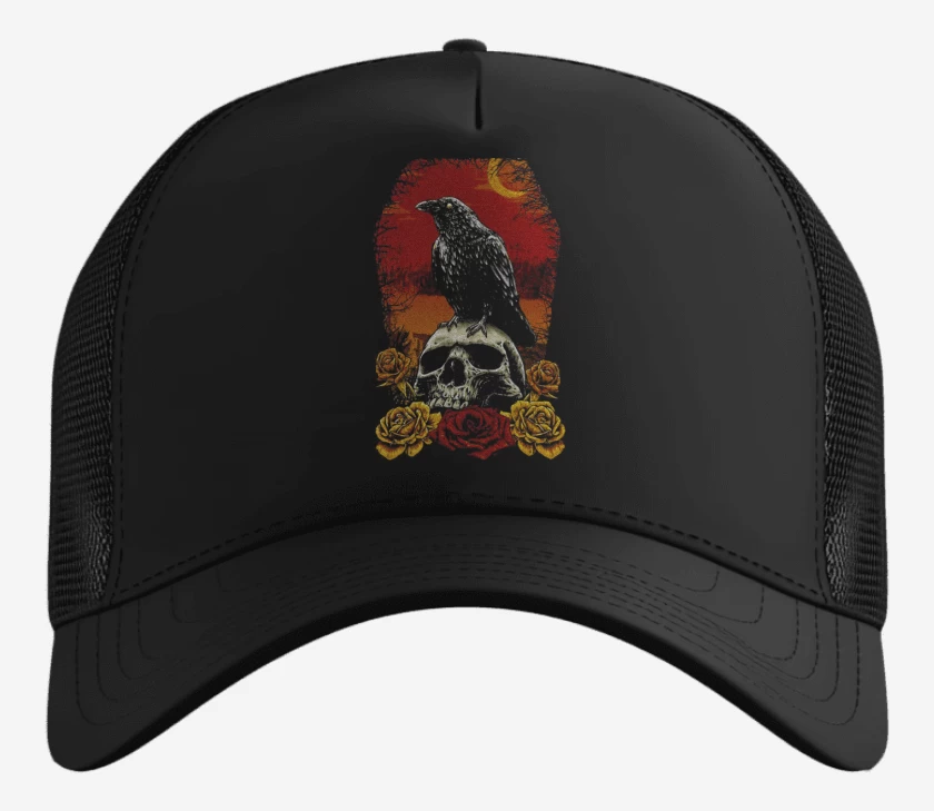 Gorro Crow and Skull