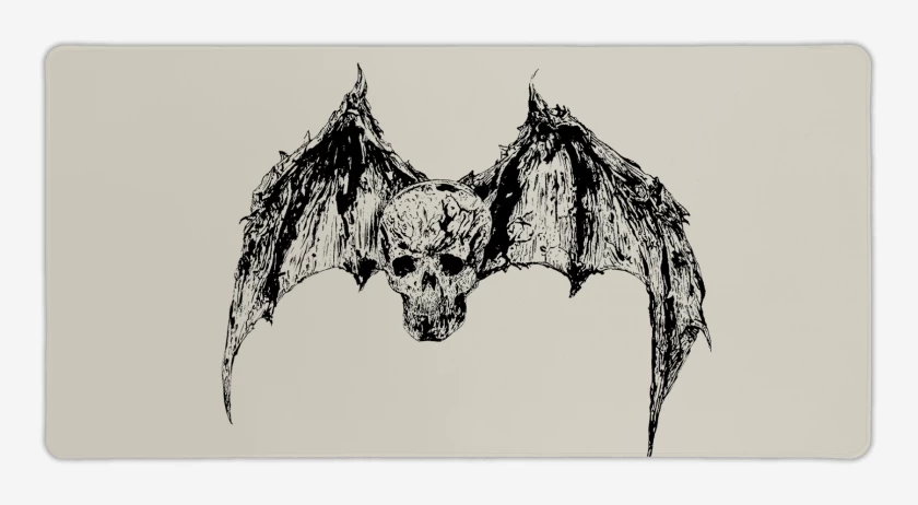 Mouse pad Gamer Avenged Sevenfold Calavera Murcielago