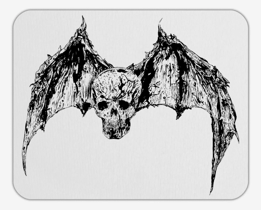 Mousepad Avenged Sevenfold Calavera Murcielago