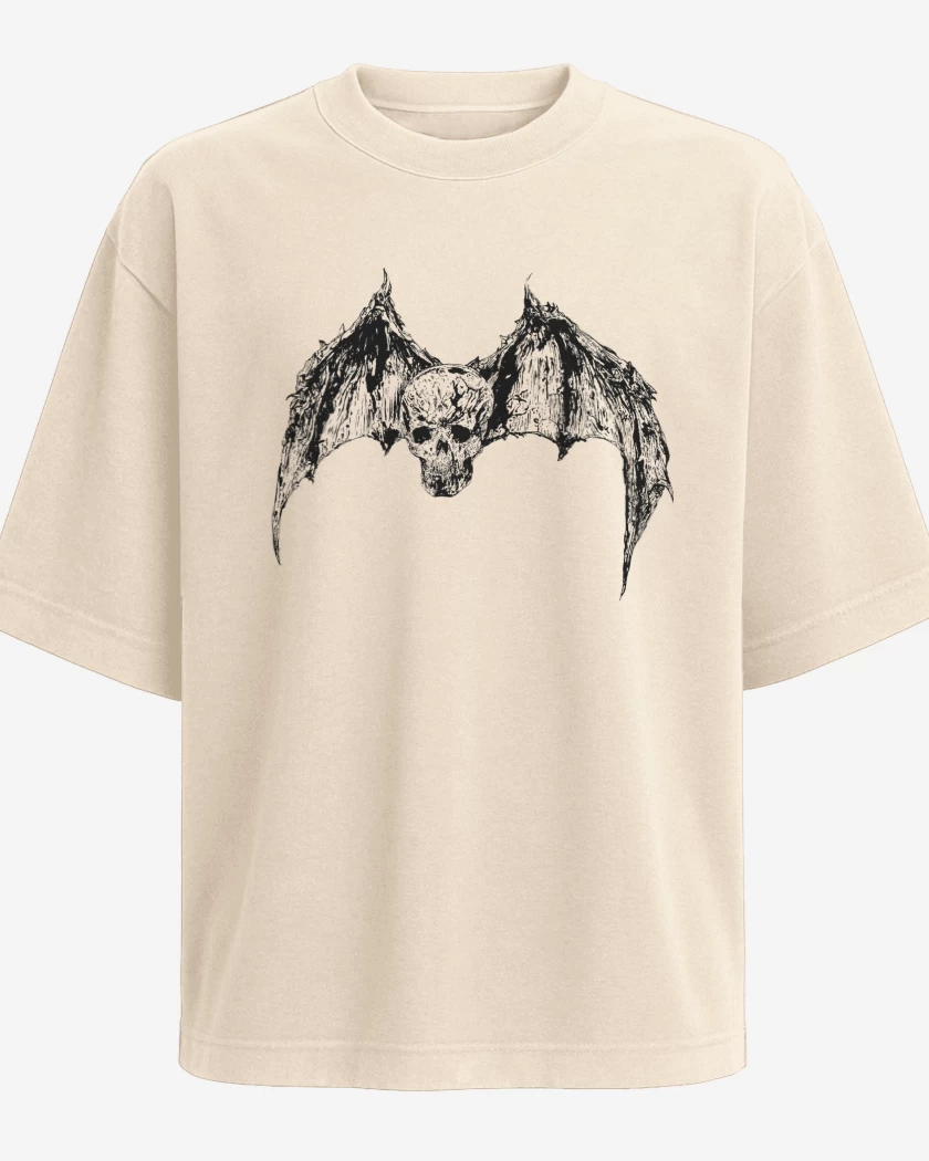 Polera Oversize Avenged Sevenfold Calavera Murcielago