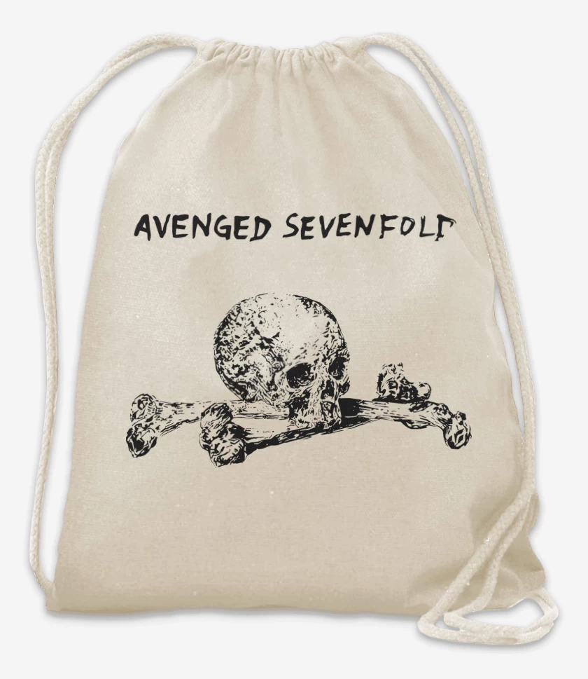 Mochila Blanco de Avenged Sevenfold Skull