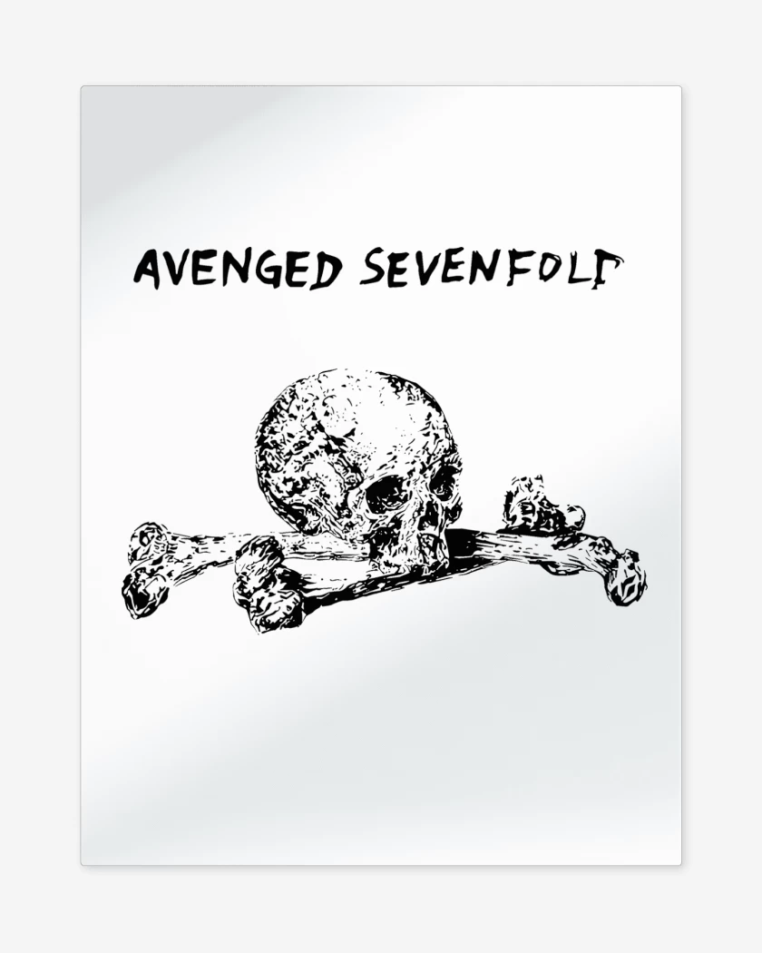 Print metalico Avenged Sevenfold Skull