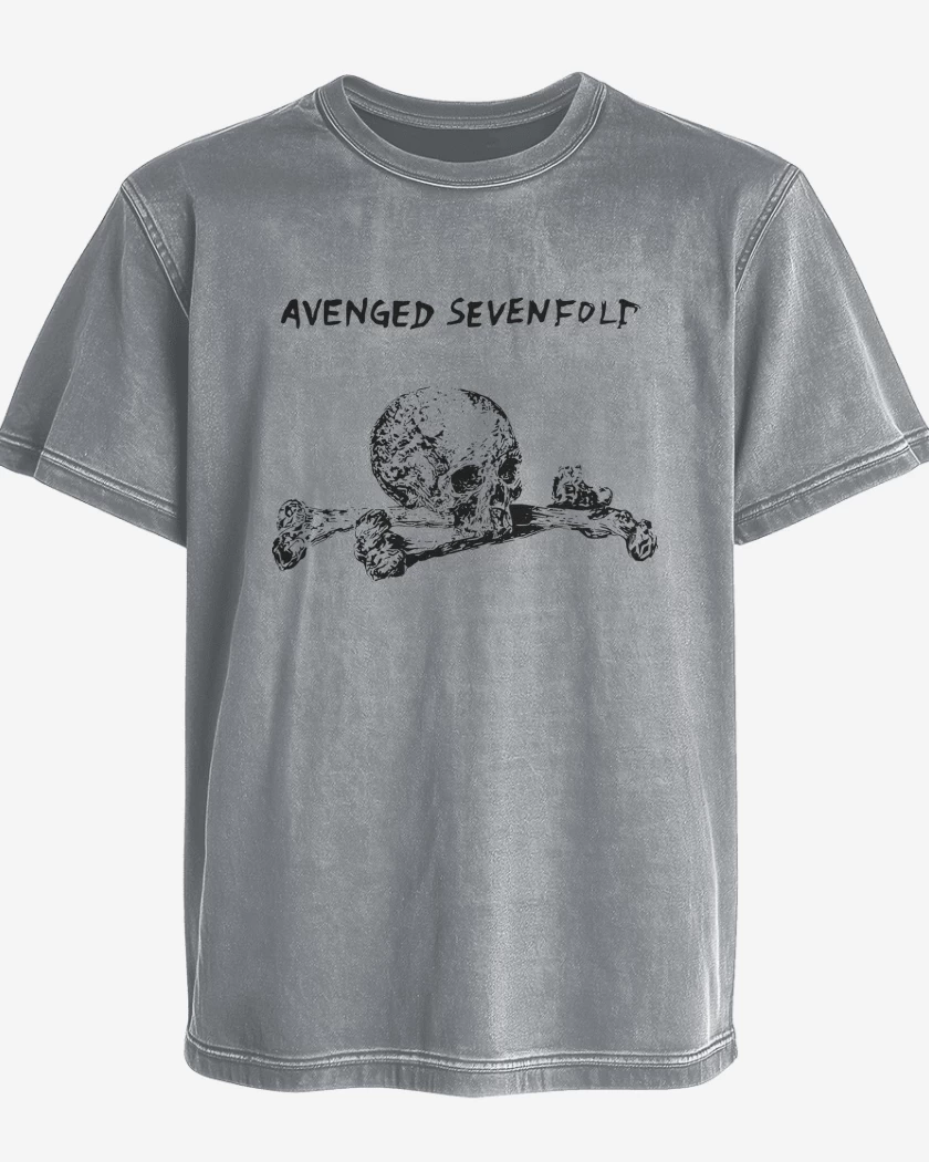 Polera desgastada Avenged Sevenfold Skull