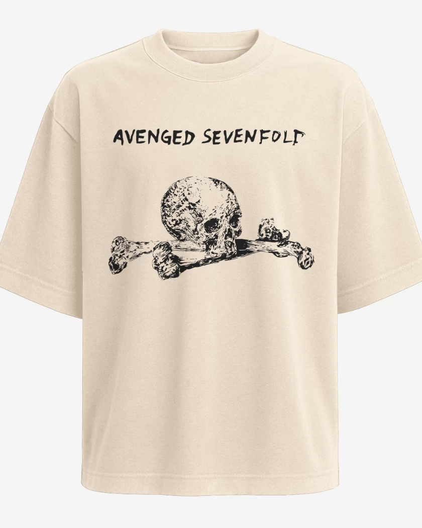 Polera Oversize Avenged Sevenfold Skull