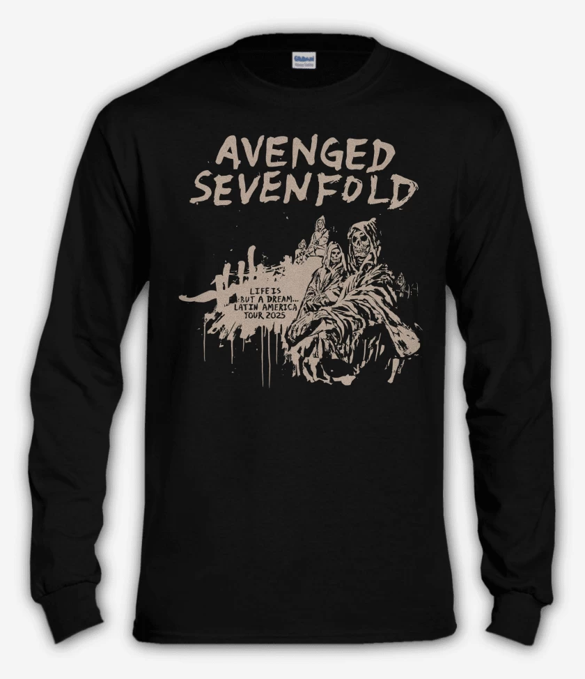 Polera manga larga Avenged Sevenfold Life is But a Dream CHILE