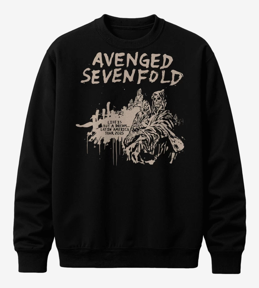 Poleron polo Avenged Sevenfold Life is But a Dream CHILE