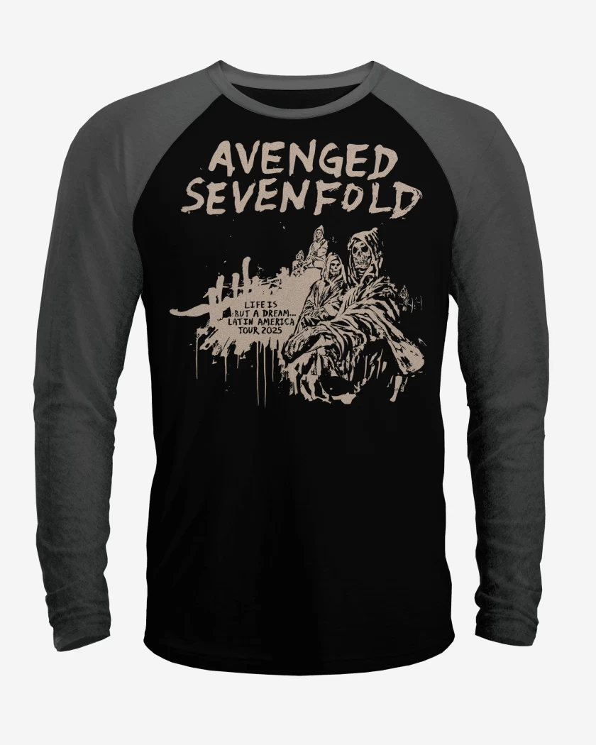 Polera Raglan Avenged Sevenfold Life is But a Dream CHILE