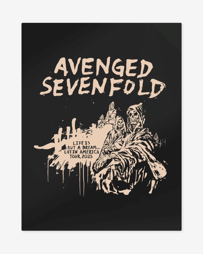 Print metalico Avenged Sevenfold Life is But a Dream CHILE