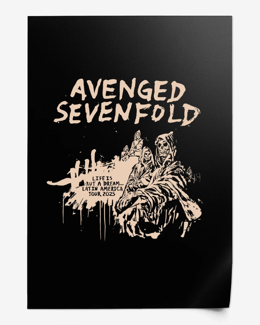Print Avenged Sevenfold Life is But a Dream CHILE