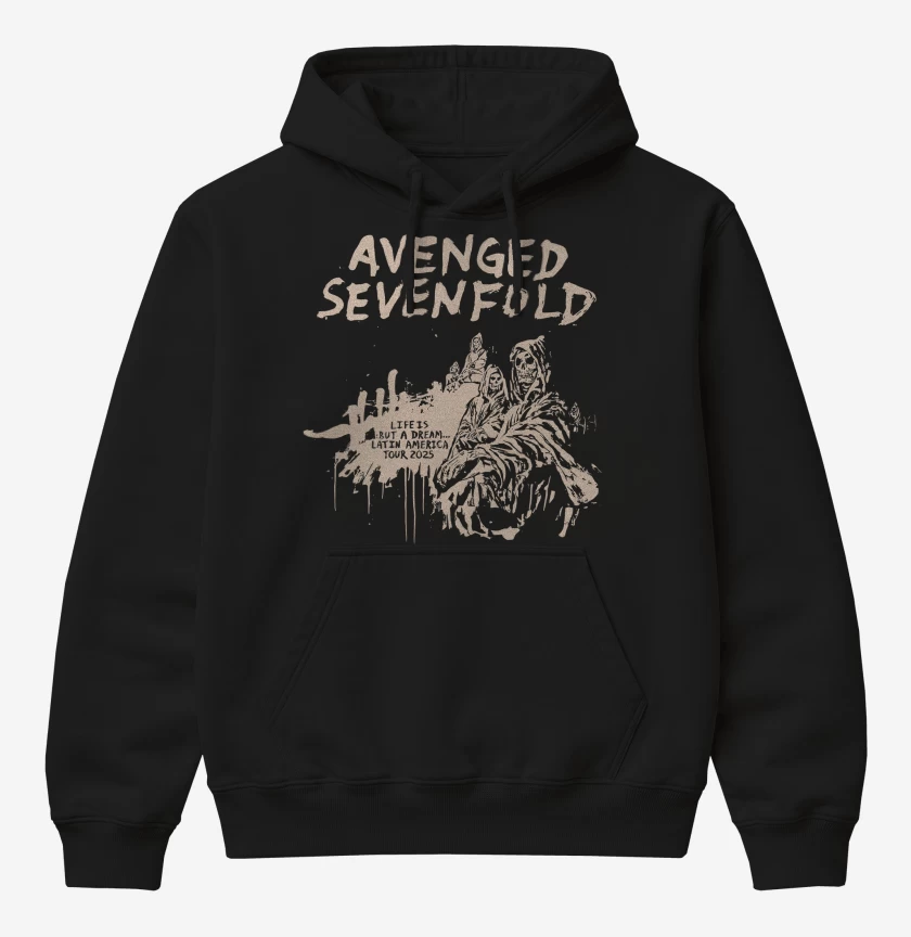 Poleron Canguro básico Avenged Sevenfold Life is But a Dream CHILE
