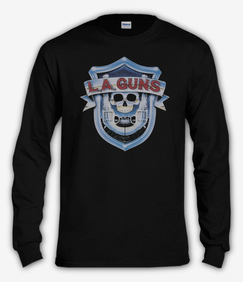 Polera manga larga Negro de L A Guns