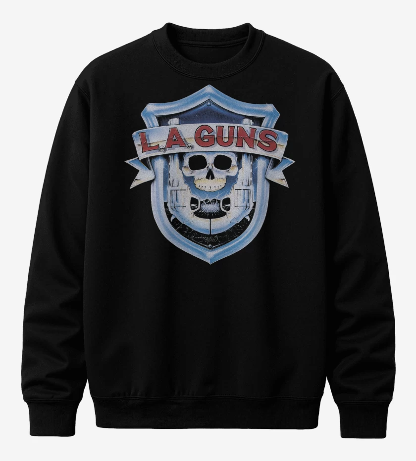 Poleron polo Negro de L A Guns