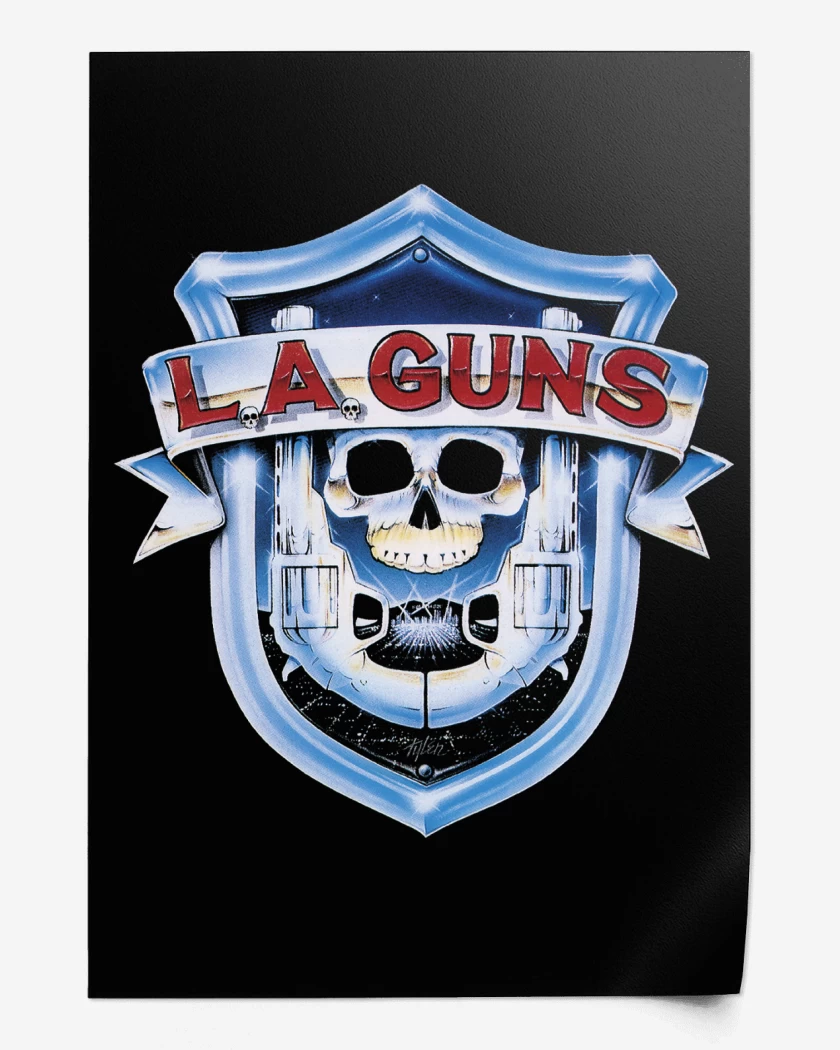 Print Negro de L A Guns