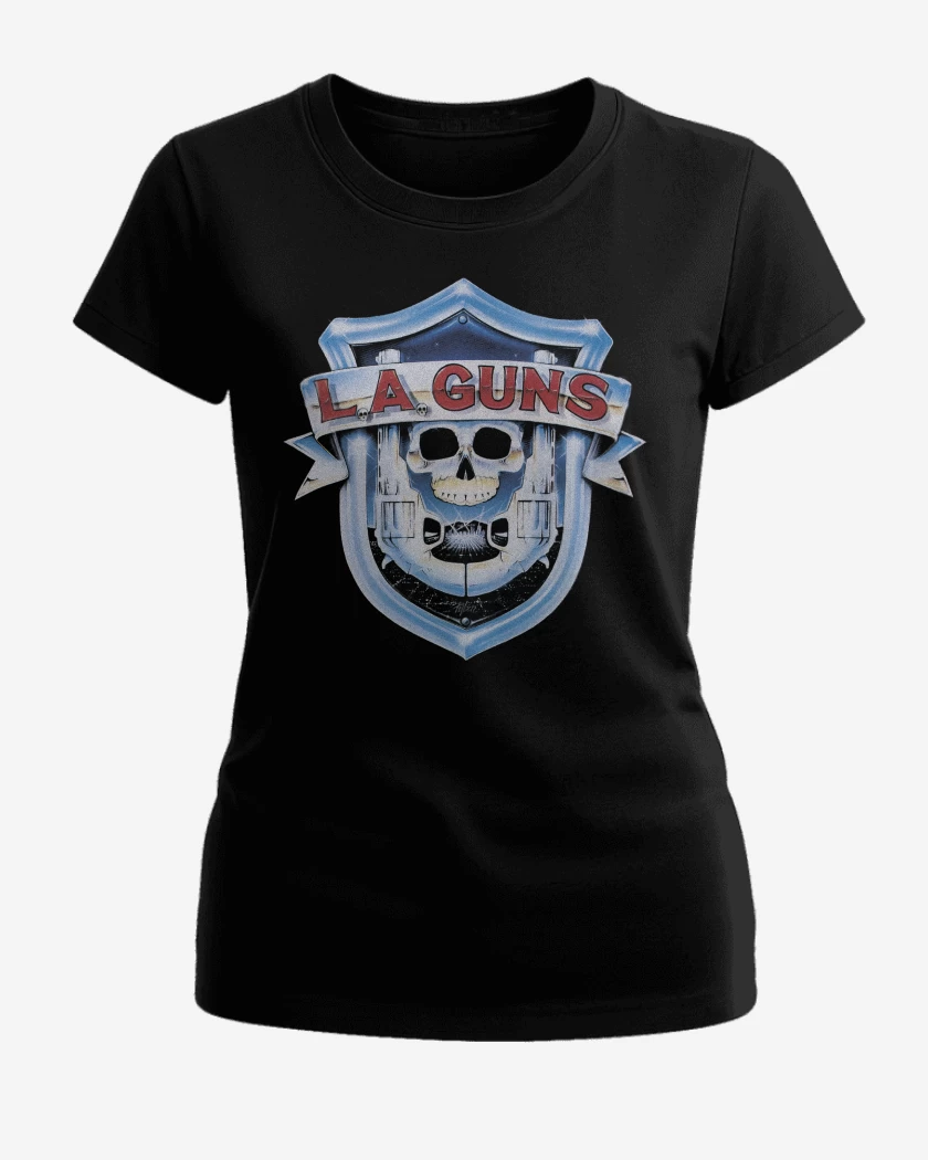 Polera de Mujer Negro de L A Guns