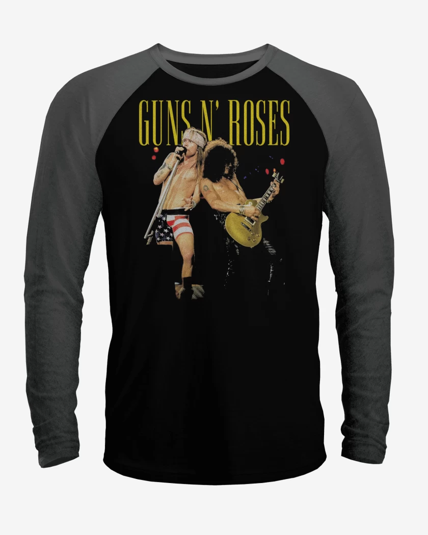 Polera Raglan Guns n Roses 