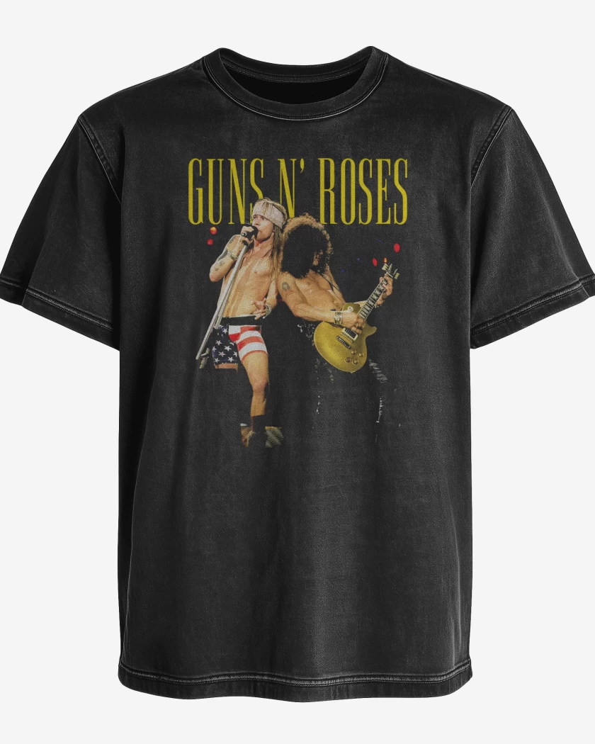 Polera desgastada Guns n Roses 