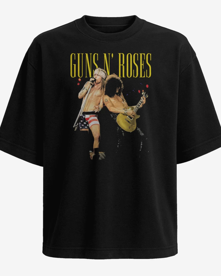 Polera Oversize Guns n Roses 