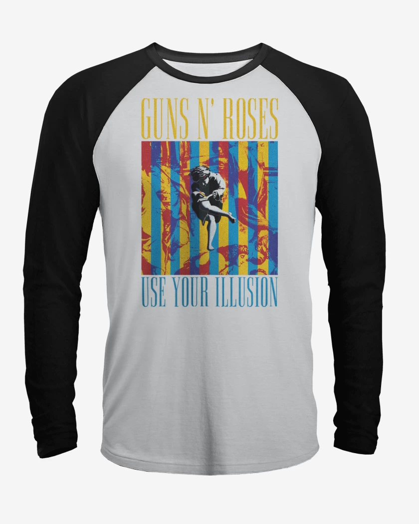 Polera Raglan Guns n Roses Use Your Illusion