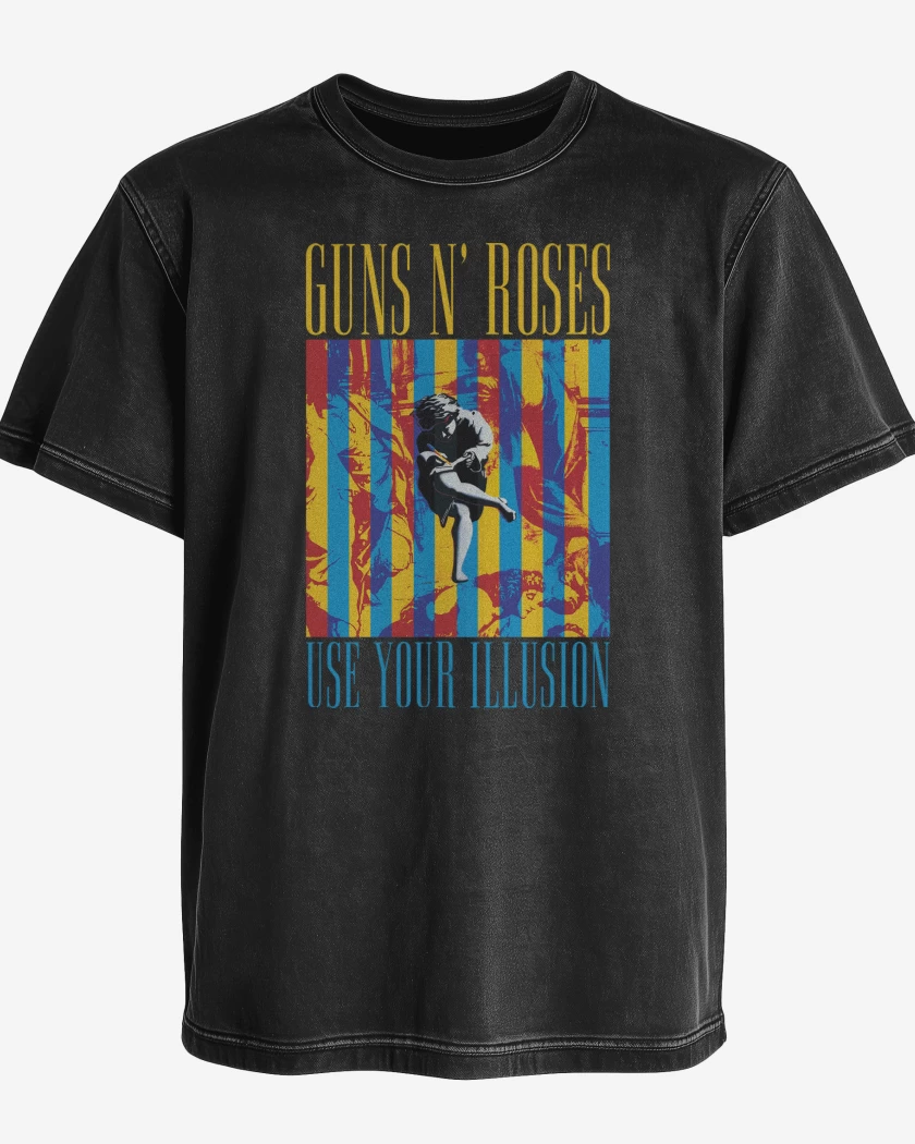 Polera desgastada Guns n Roses Use Your Illusion