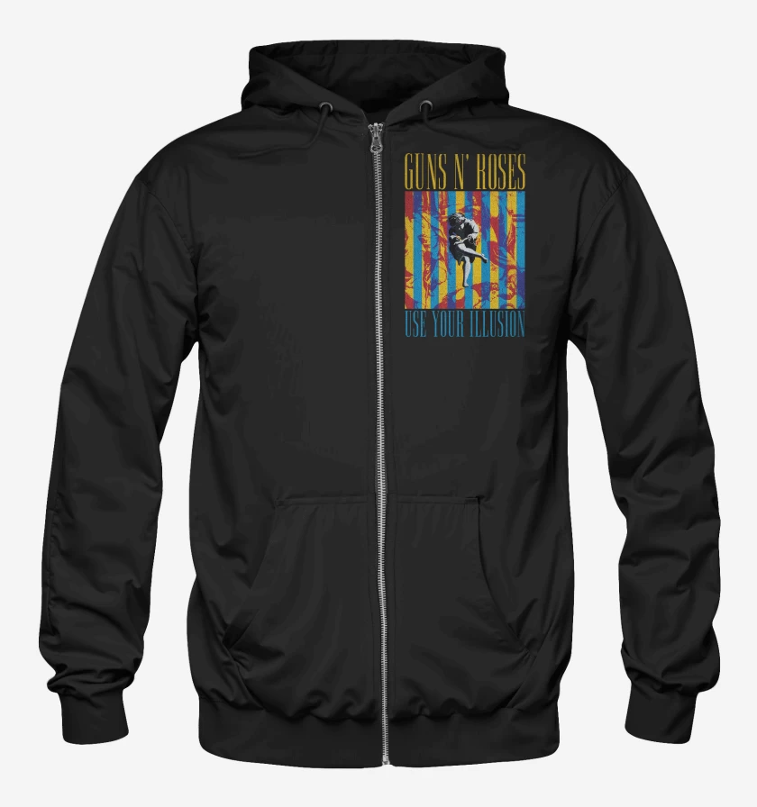 Poleron Canguro con cierre Guns n Roses Use Your Illusion