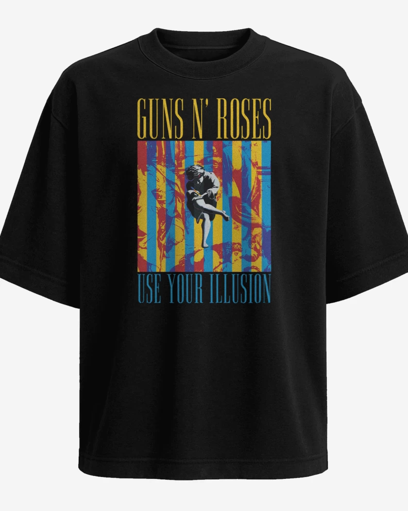 Polera Oversize Guns n Roses Use Your Illusion