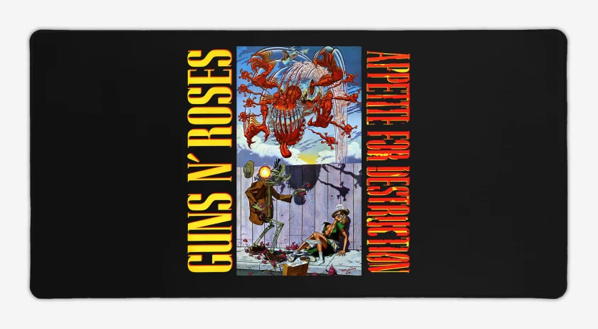 Mouse pad Gamer Appetite for Destruction Guns n Roses 