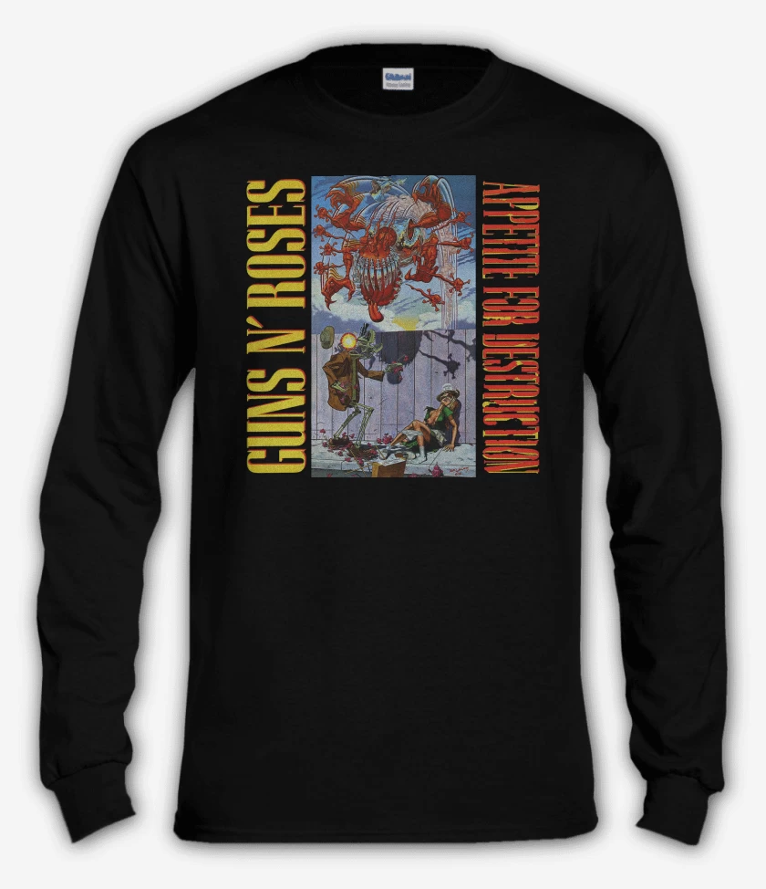 Polera manga larga Appetite for Destruction Guns n Roses 