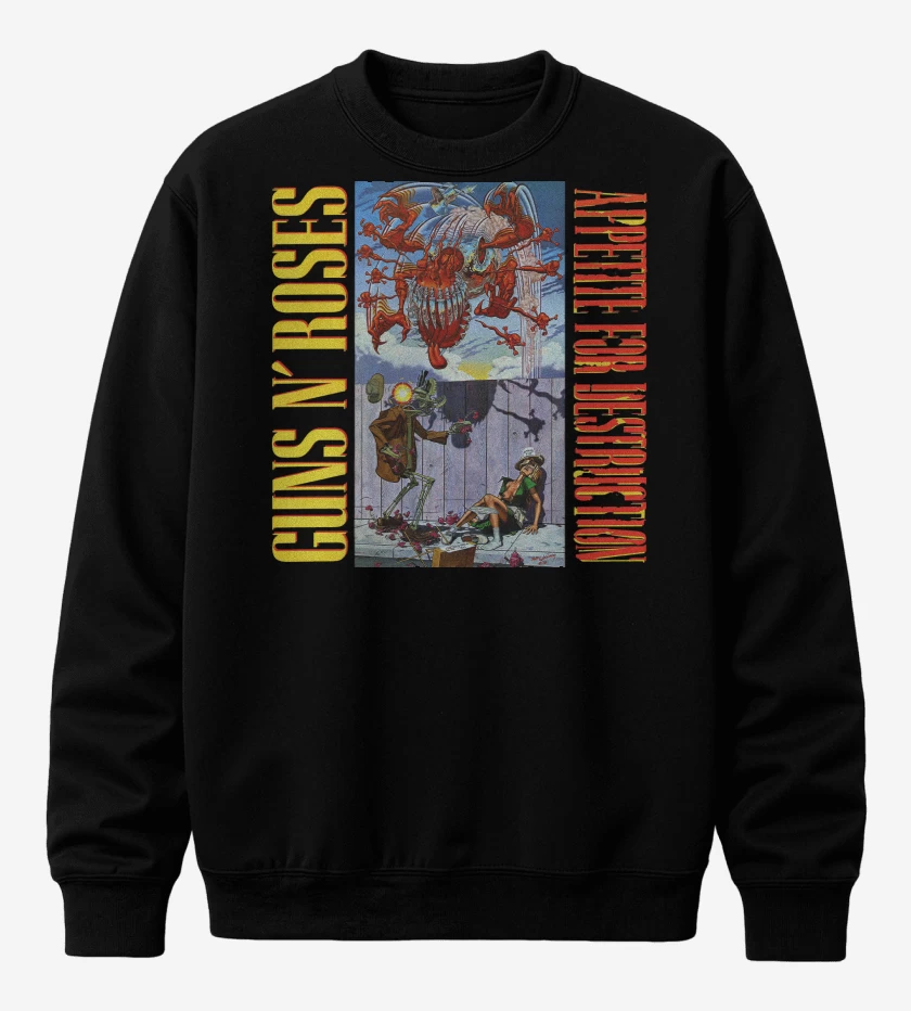 Poleron polo Appetite for Destruction Guns n Roses 