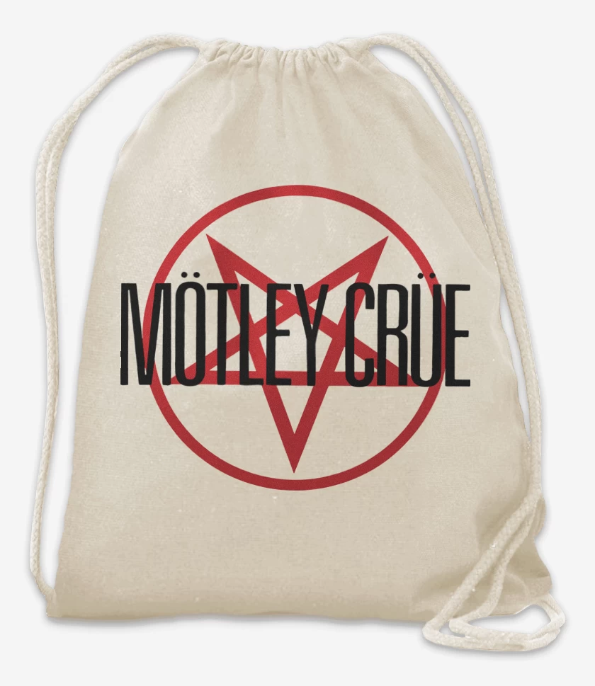 Mochila Blanco de Motley Crue Logo