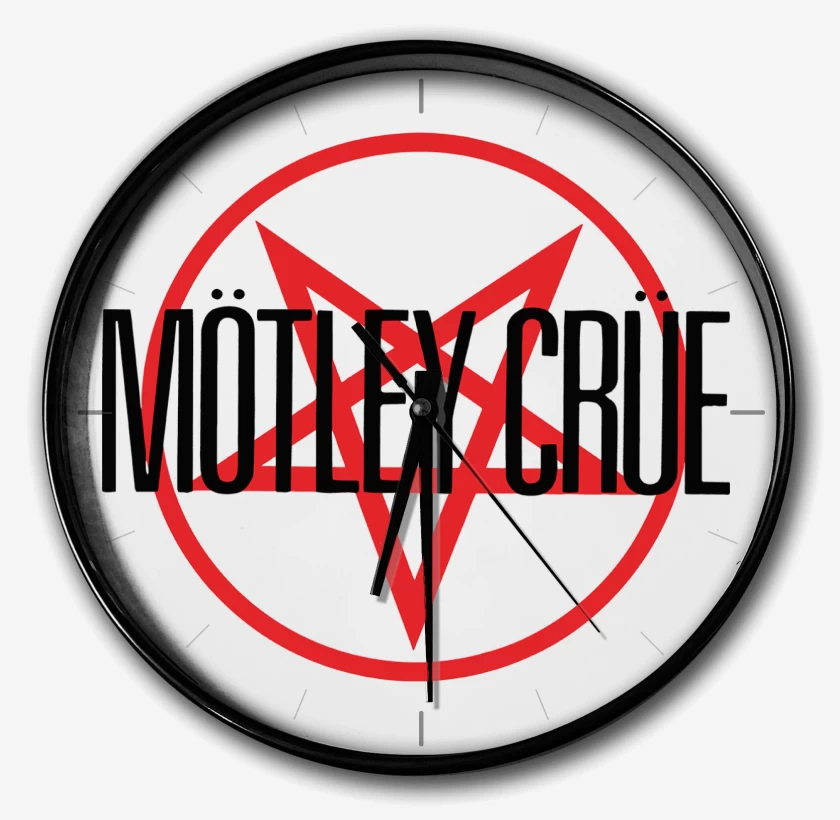 Reloj Blanco de Motley Crue Logo