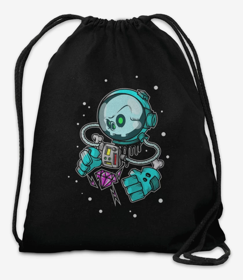 Mochila Negro de Dark doom