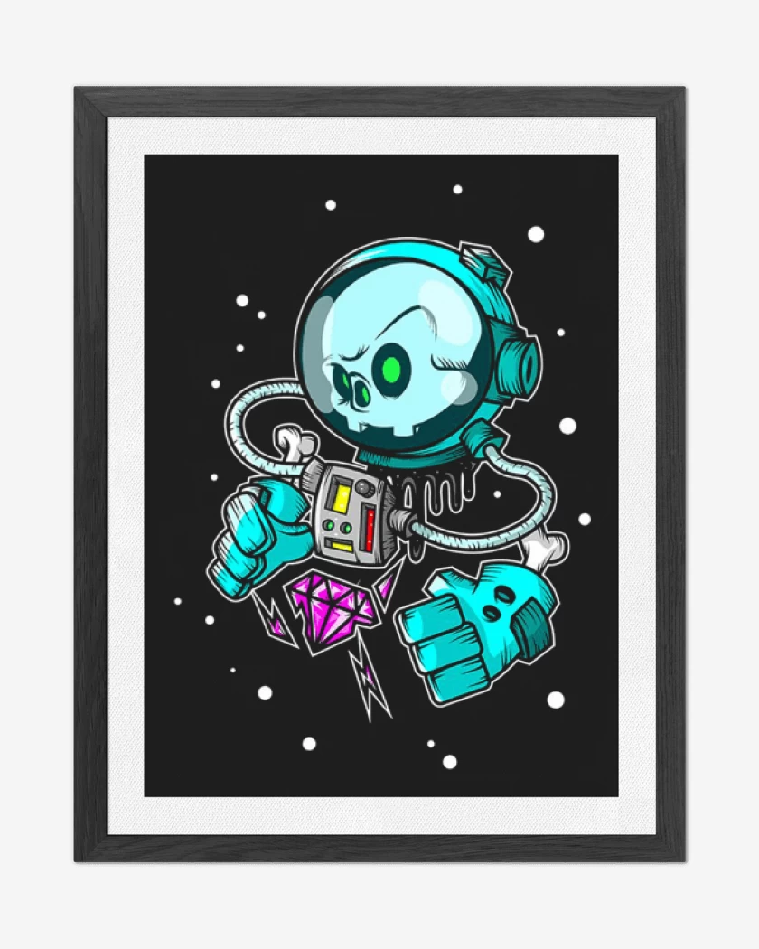 Cuadro decorativo Negro de Dark doom