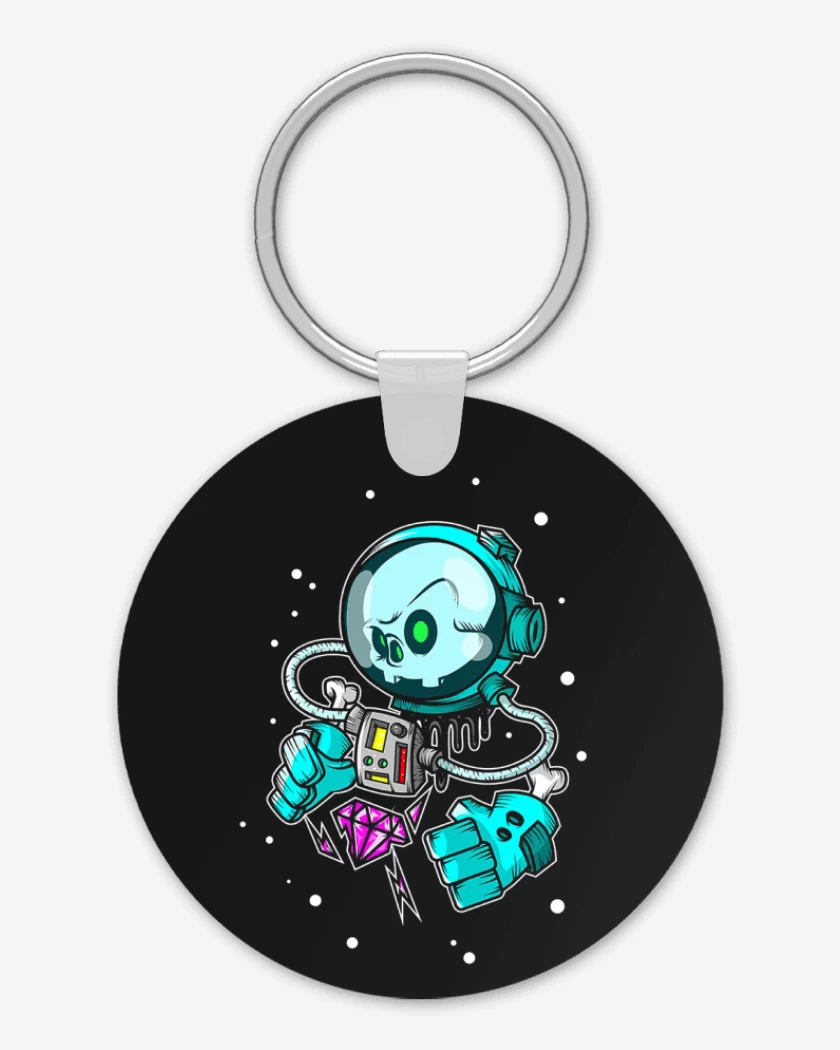 Llavero Negro de Dark doom