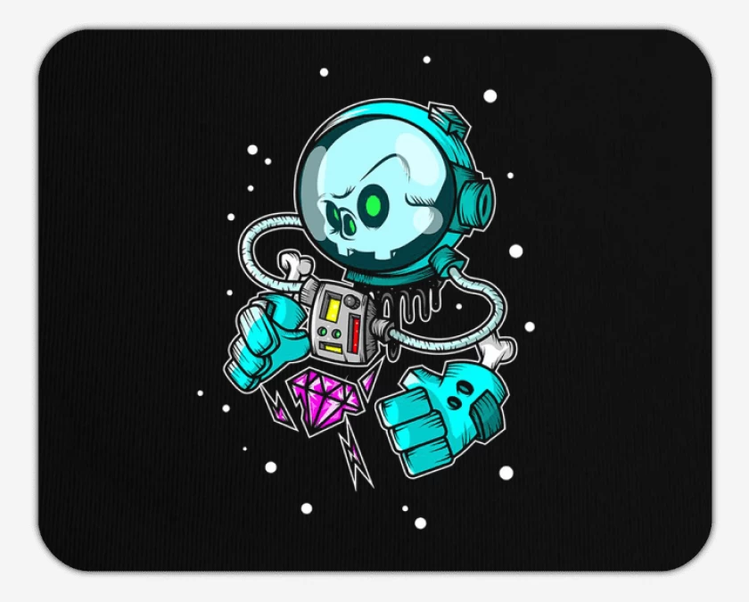 Mousepad Negro de Dark doom