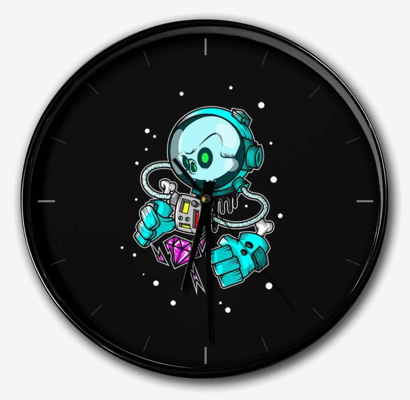 Reloj Negro de Dark doom