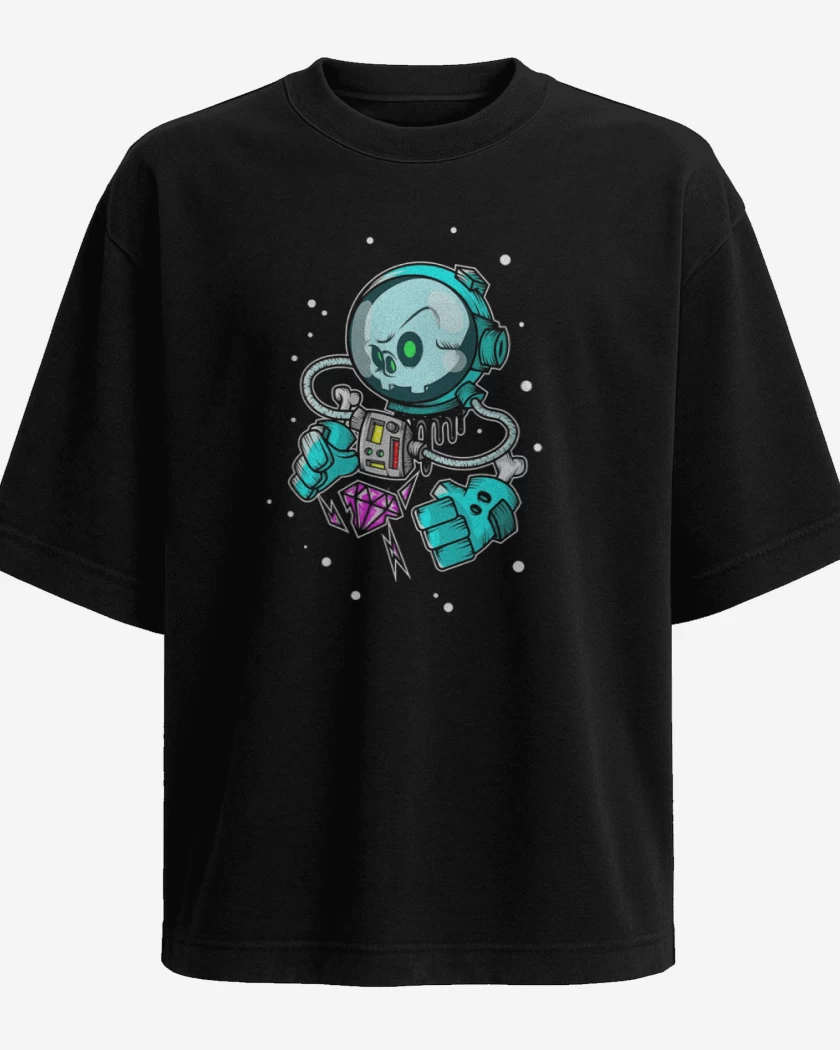 Polera Oversize Negro de Dark doom