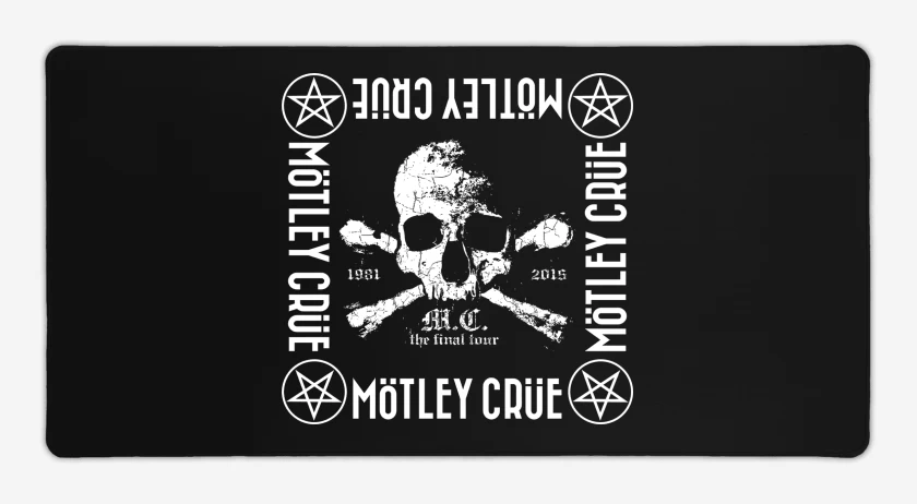 Mouse pad Gamer Motley Crue Calavera