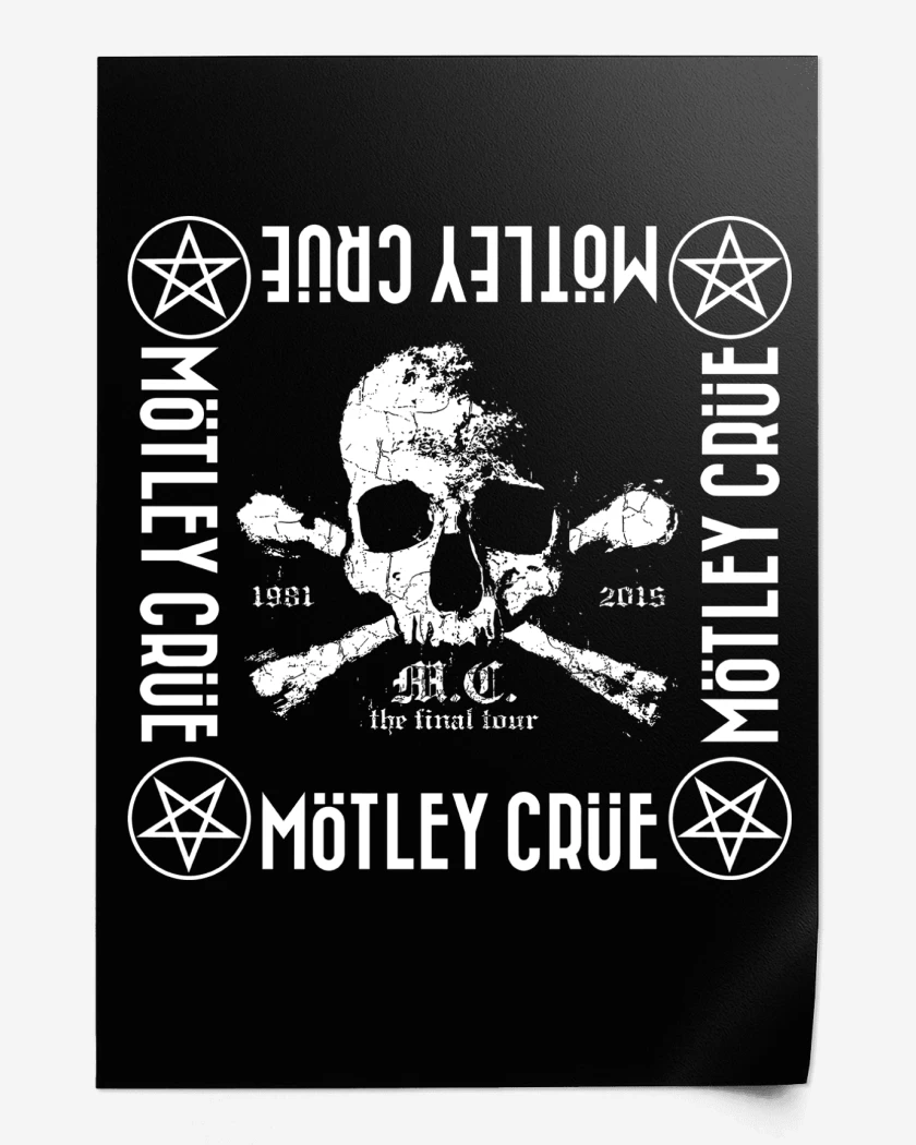 Print Motley Crue Calavera
