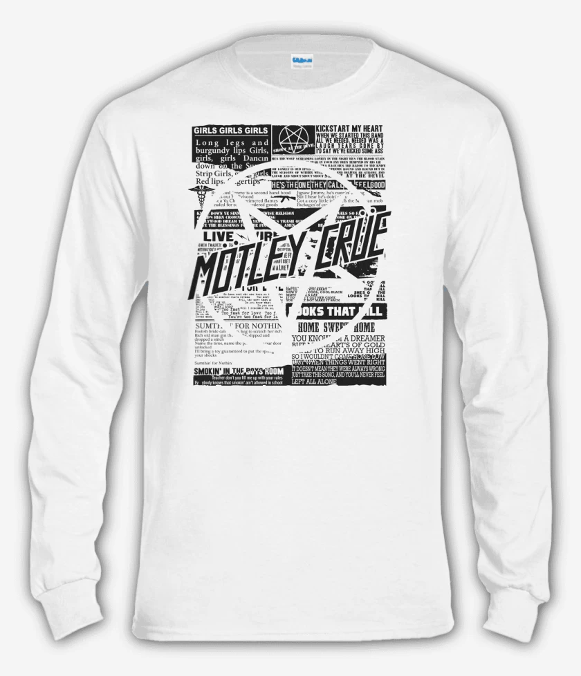 Polera manga larga Motley Crue News