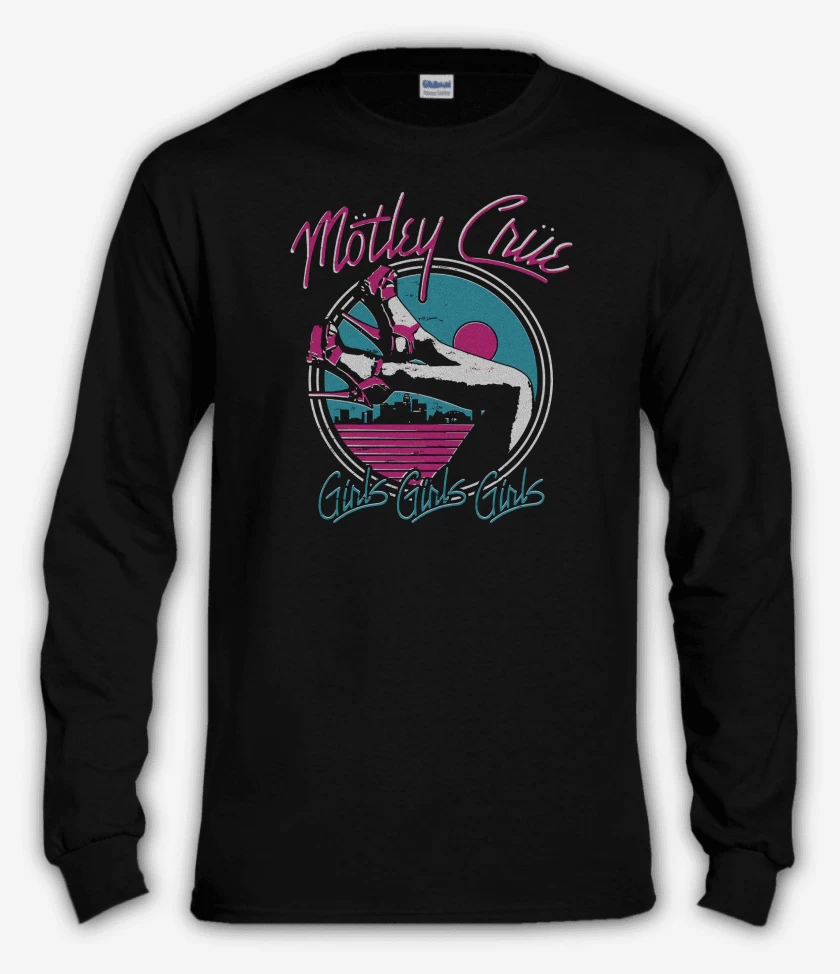 Polera manga larga Motley Crue Girls