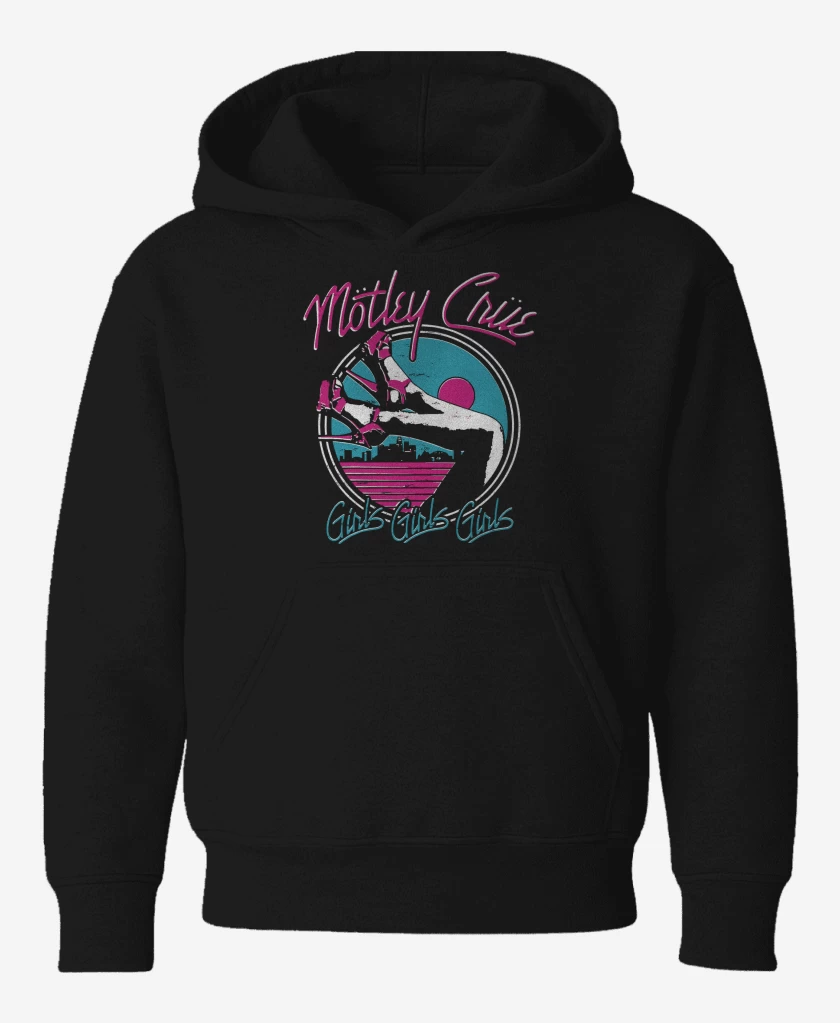 Poleron de niño Negro de Motley Crue Girls