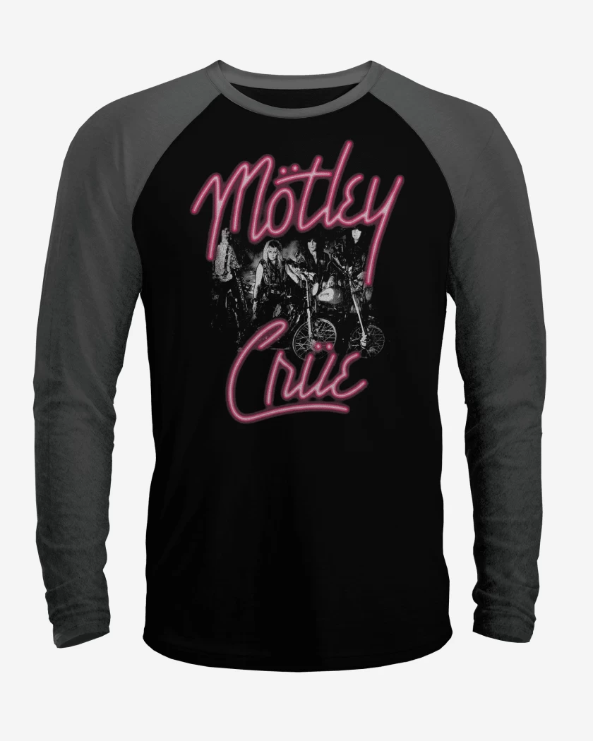 Polera Raglan Motley Crue Girls Girls