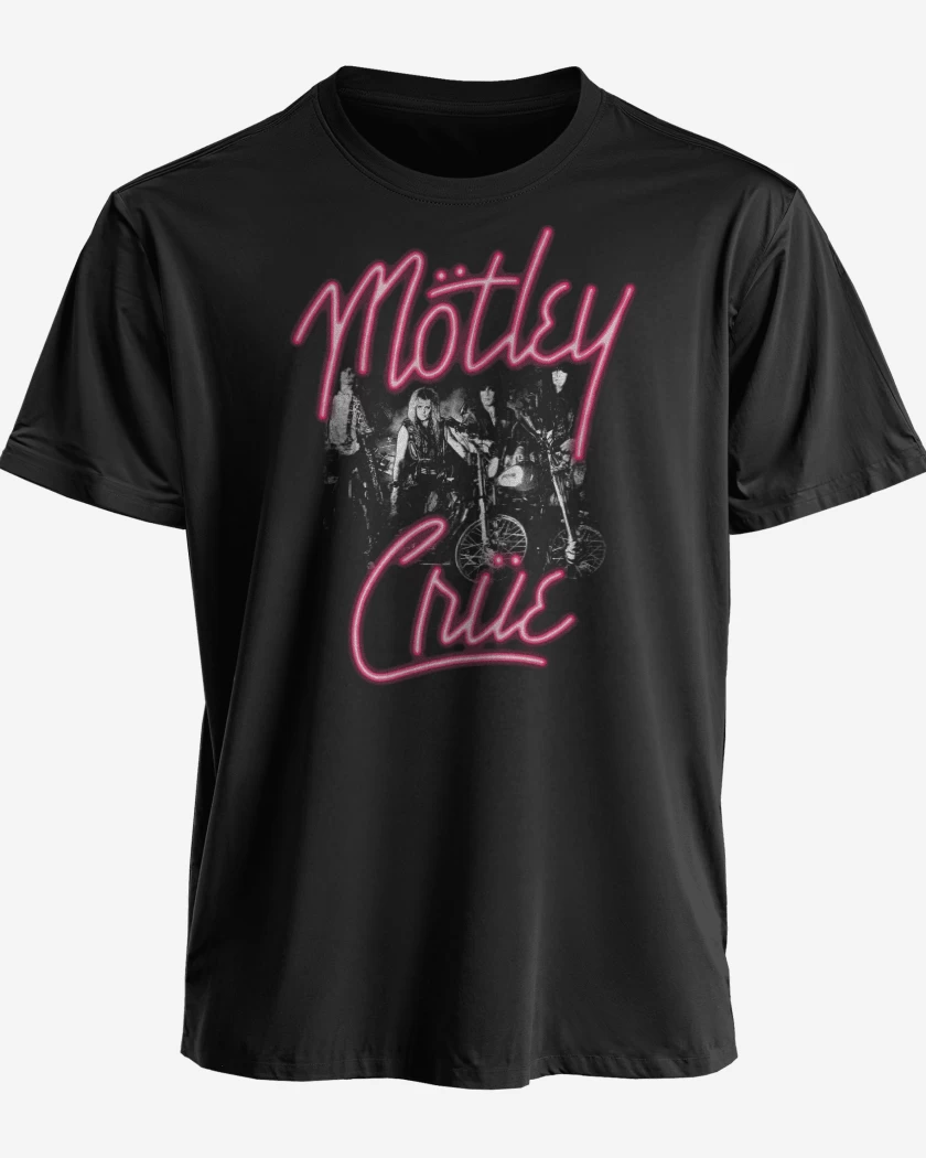 Polera premium Negro de Motley Crue Girls Girls