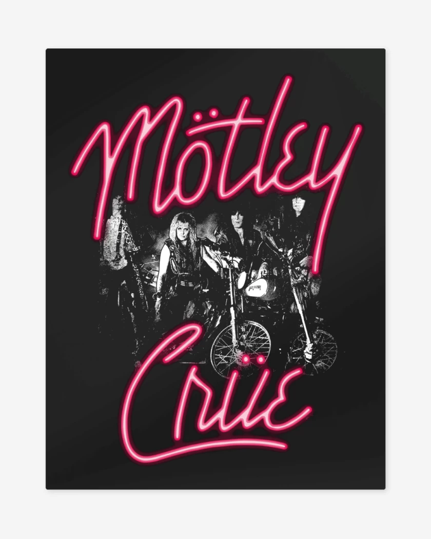 Print metalico Motley Crue Girls Girls