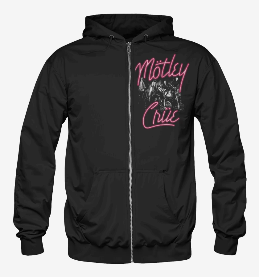 Poleron Canguro con cierre Motley Crue Girls Girls