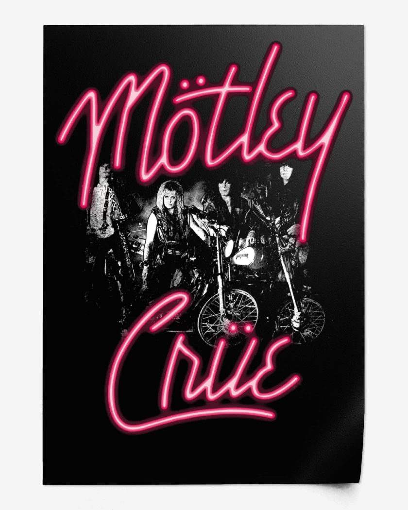 Print Motley Crue Girls Girls