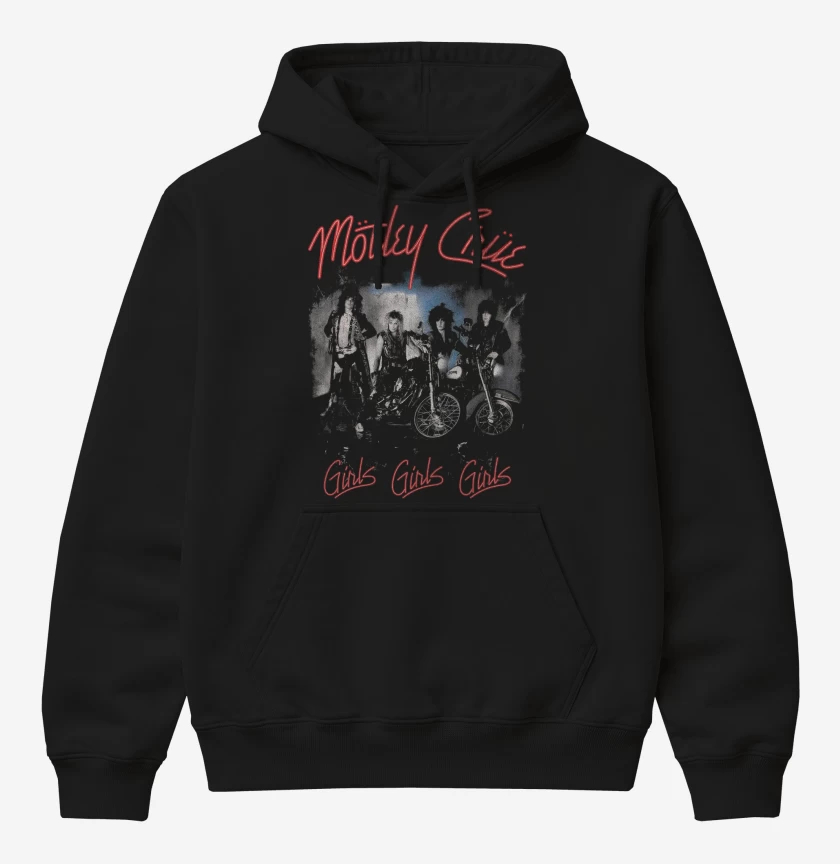 Poleron Canguro básico Motley Crue Girls Girls Girls