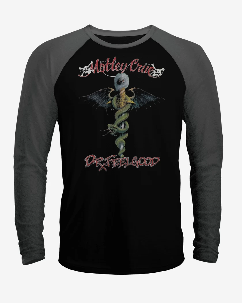 Polera Raglan Motley Crue Dr Feelgood