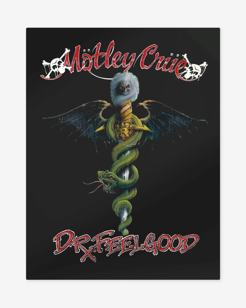 Print metalico Motley Crue Dr Feelgood