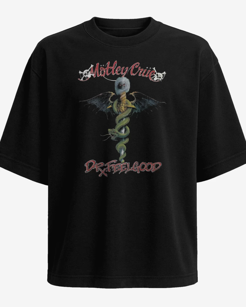 Polera Oversize Motley Crue Dr Feelgood